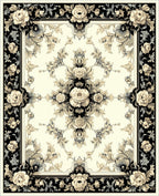 Ornate Floral Classic Design Rug