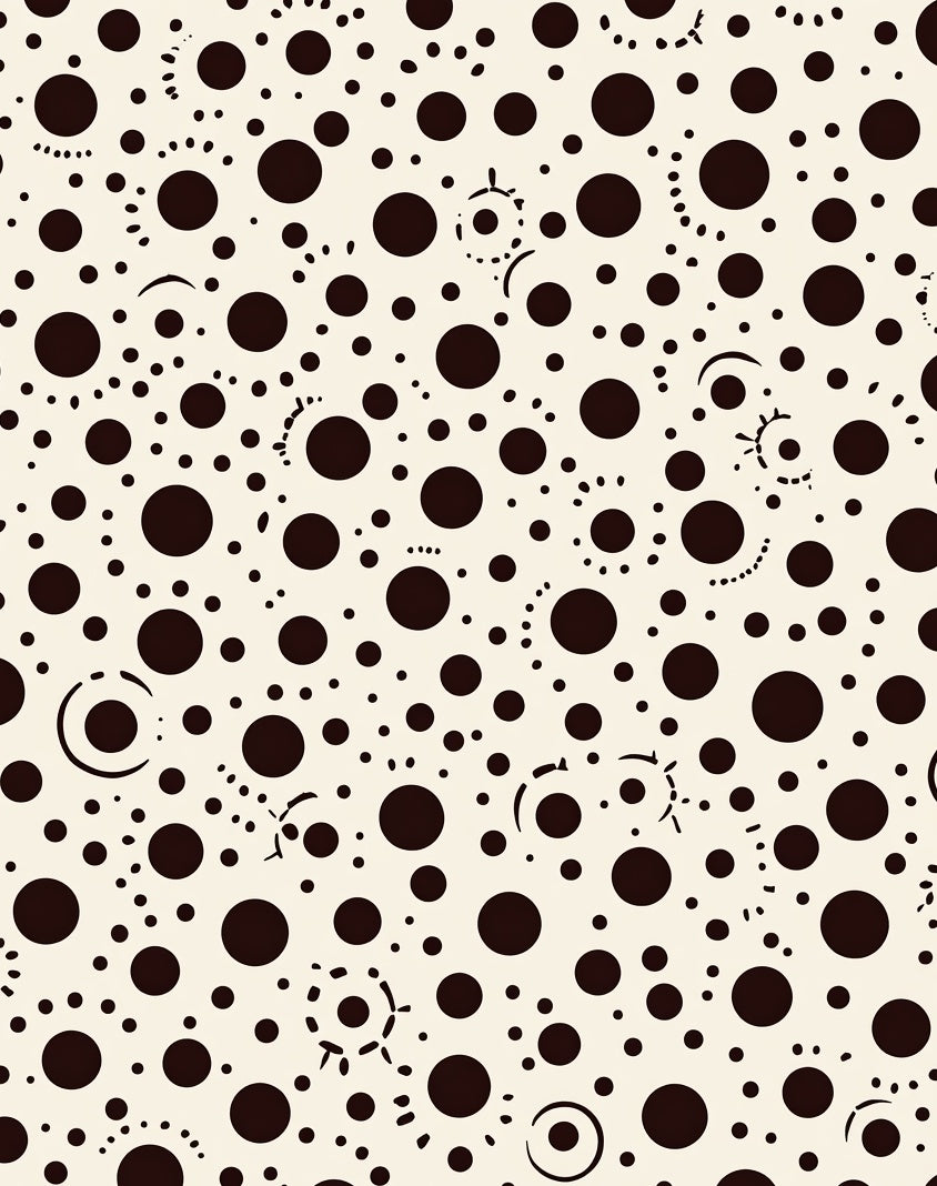 Abstract Dot Pattern Design Rug