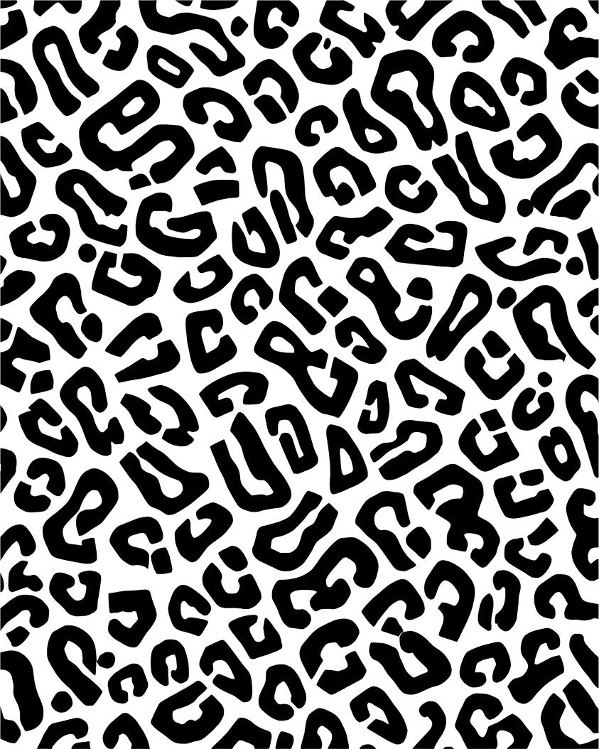 Bold Blackspots Animal Print Design Rug