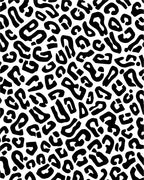 Bold Blackspots Animal Print Design Rug