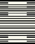 Bold Black and White Striped Pattern Rug
