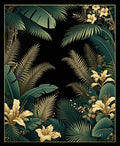 Botanical Garden Jungle Paradise Rug