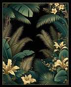 Botanical Garden Jungle Paradise Rug