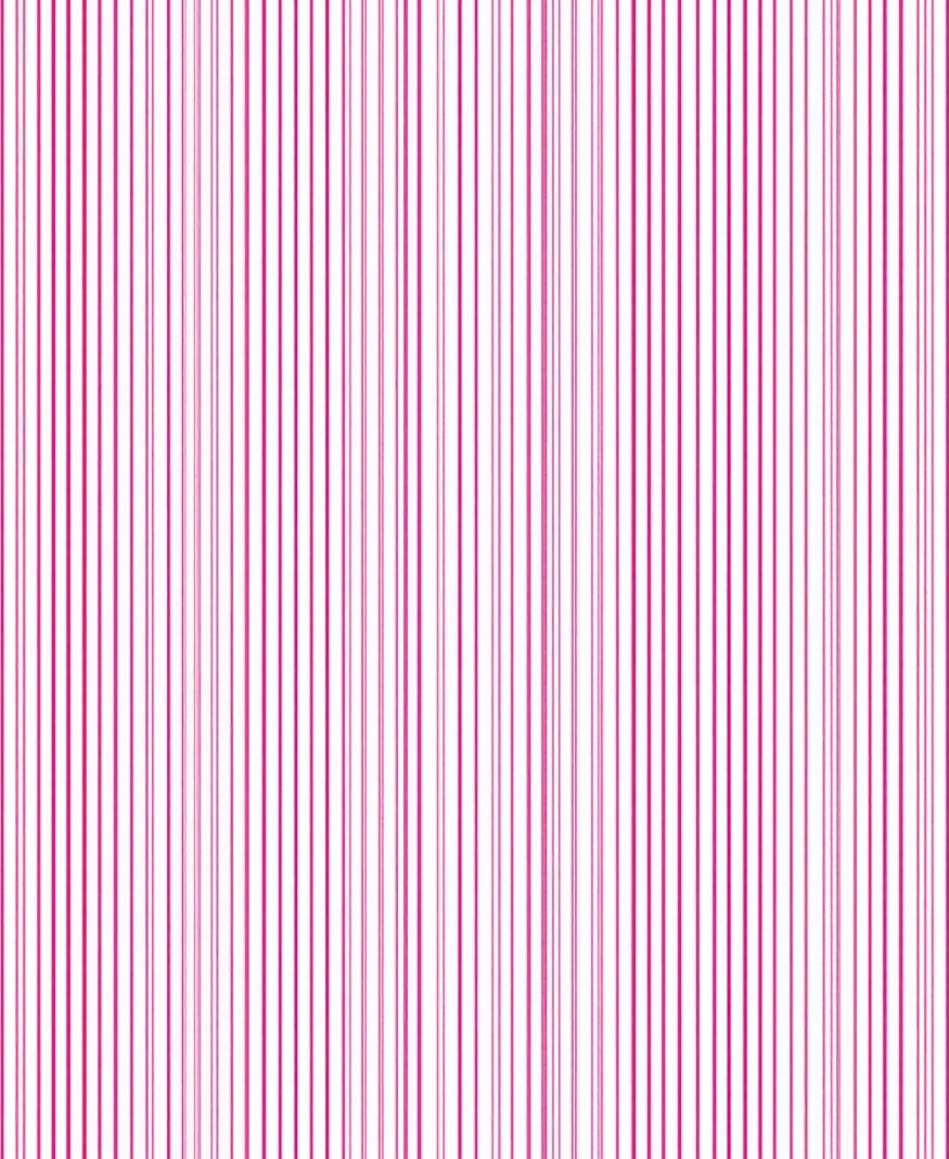 Fine Pink Line Pattern Rug