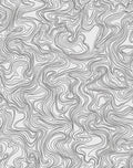 Abstract Topographical Contour Pattern Rug