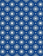 White Starburst Geometric Repeating Medallion Rug