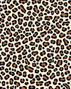 Leopard Print Classic Neutral Tone Rug