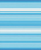 Modern Blue White Striped Pattern Rug