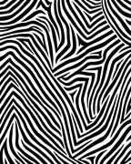 Abstract Black White Stripe Pattern Rug