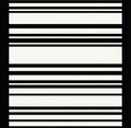 Minimalist Black White Stripe Rug