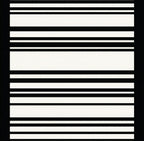 Minimalist Black White Stripe Rug
