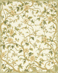 Botanical Vine Floral Cream Rug