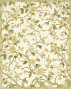 Botanical Vine Floral Cream Rug