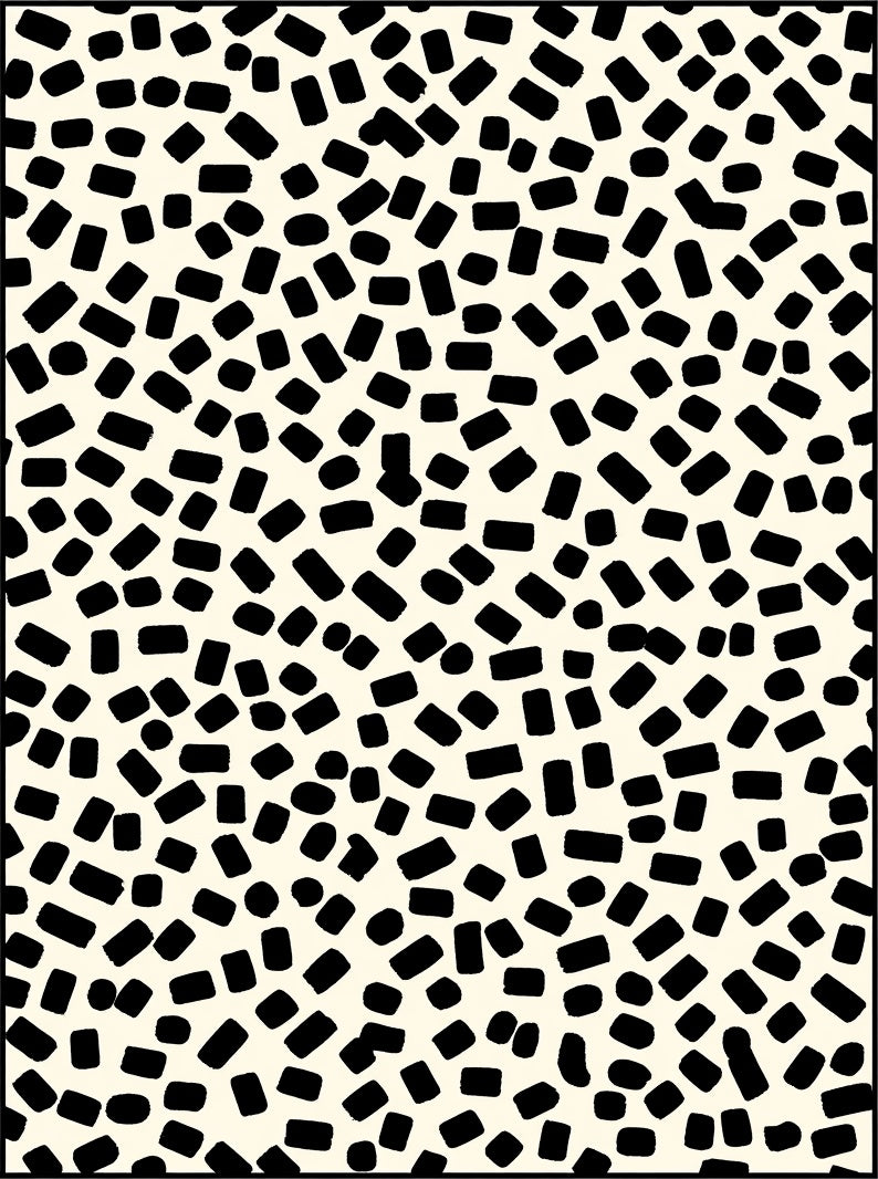 Abstract Dash Pattern Rug