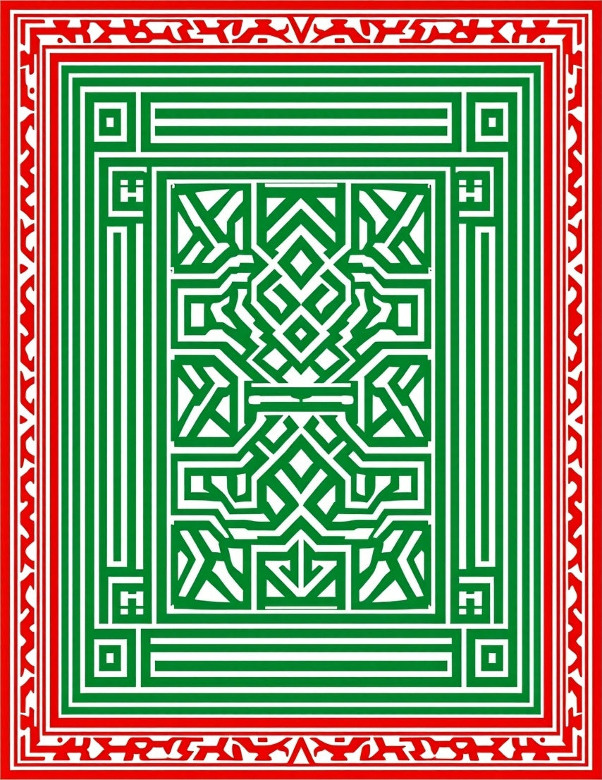 Bold Geometric Pattern Rug