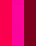 Bold Pink Burgundy Striped Rug