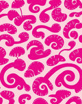 Pink Swirl Abstract Art Rug