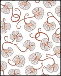 Ginkgo Leaf Floral Pattern Design Rug