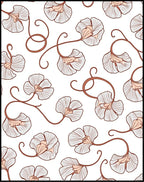 Ginkgo Leaf Floral Pattern Design Rug