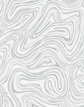 Abstract Swirls Soft Light Pattern Rug