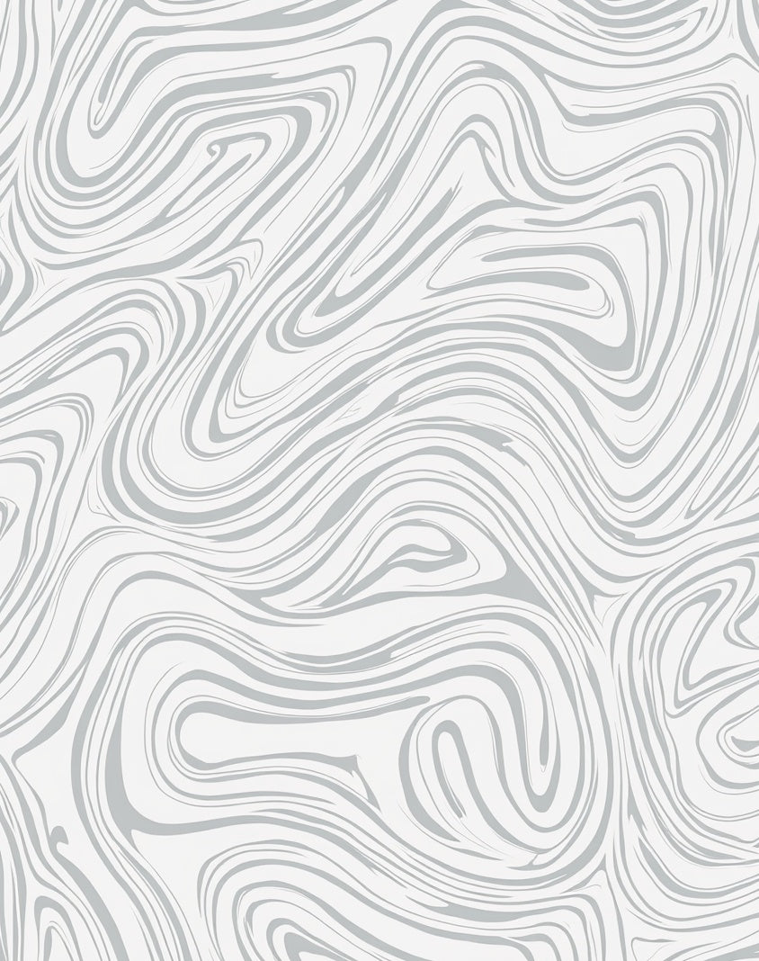 Abstract Swirls Soft Light Pattern Rug