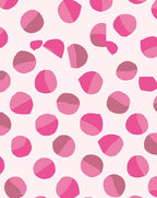 Pink Polka Dot Pattern Rug