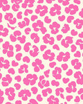Bright Pink Animal Print Pattern Rug