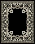 Intricate Floral Border Design Rug