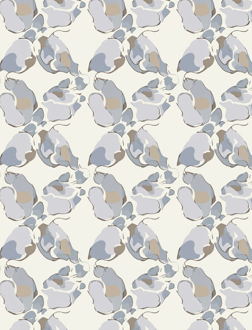 Abstract Organic Blend Stone Pattern Rug