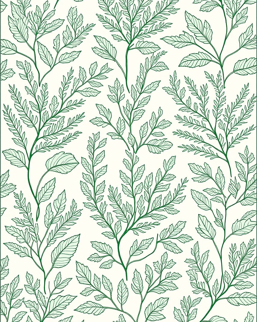 Verdant Branch Pattern Rug Design Rug