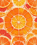 Citrus Slice Pattern Rug