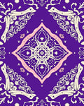 Elegant Floral Mandala Design Rug