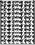Black Whiplike Patterned Modern Rug