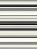 Classic Black White Striped Contemporary Rug