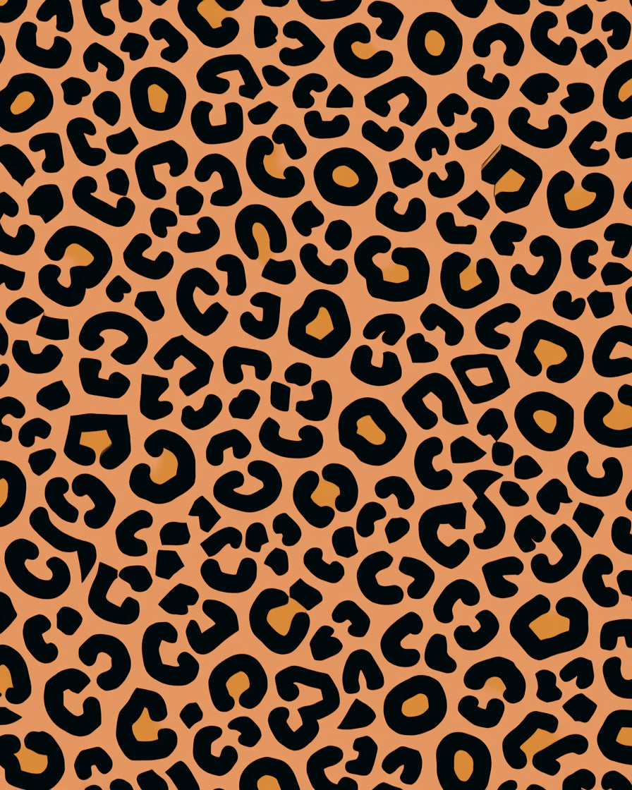 Bold Leopard Print Pattern Rug