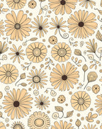 Charming Daisy Floral Pattern Rug