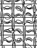 Abstract Brushstroke Geometric Pattern Rug
