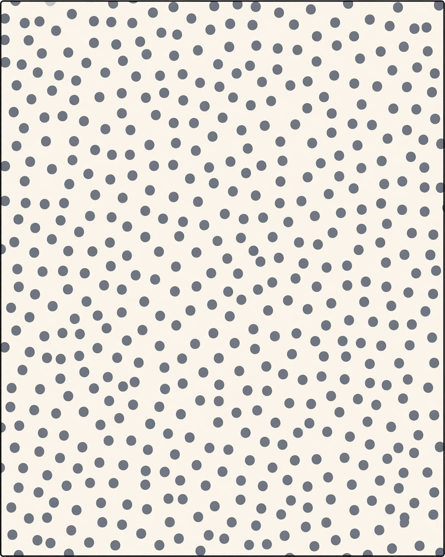Polka Dot Pattern Comfort Rug
