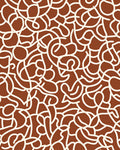 Abstract Swirl Creamy White Design Rug