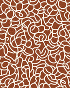 Abstract Swirl Creamy White Design Rug