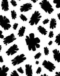 Abstract Brush Stroke Floral Pattern Rug