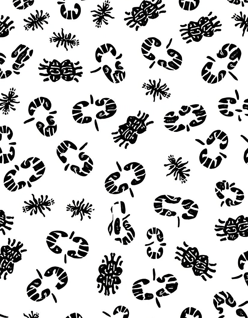 Tribal Inspired Abstract Pattern Rug