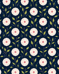 Pale Floral Branch Design Rug