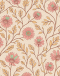 Floral Vine Petal Pattern Rug