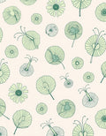 Delicate Floral Swirls Pattern Rug