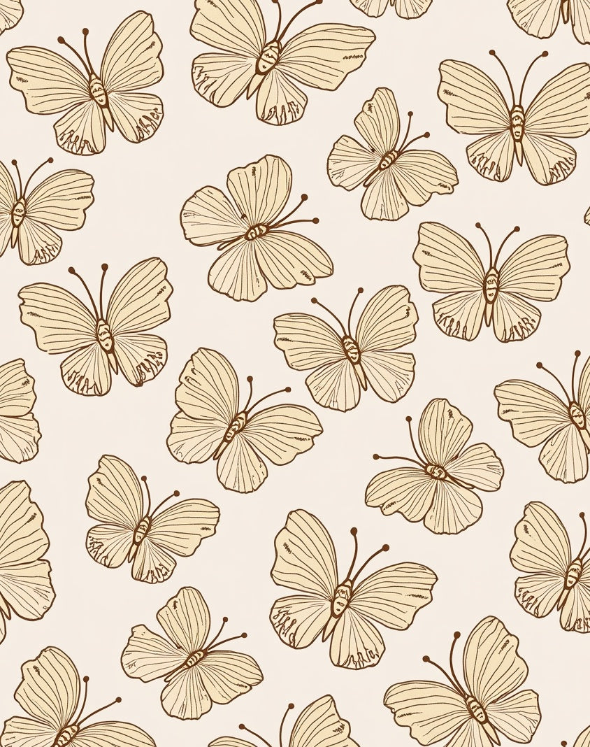 Charming Butterfly PatternRug Rug