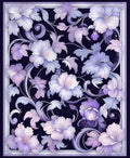Elegant Floral Vines Pattern Rug