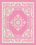 Elegant Floral Scrollwork Patterned Rug
