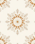 Ornate Mandala Floral Pattern Rug