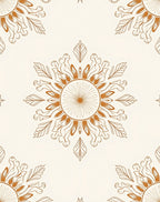 Ornate Mandala Floral Pattern Rug